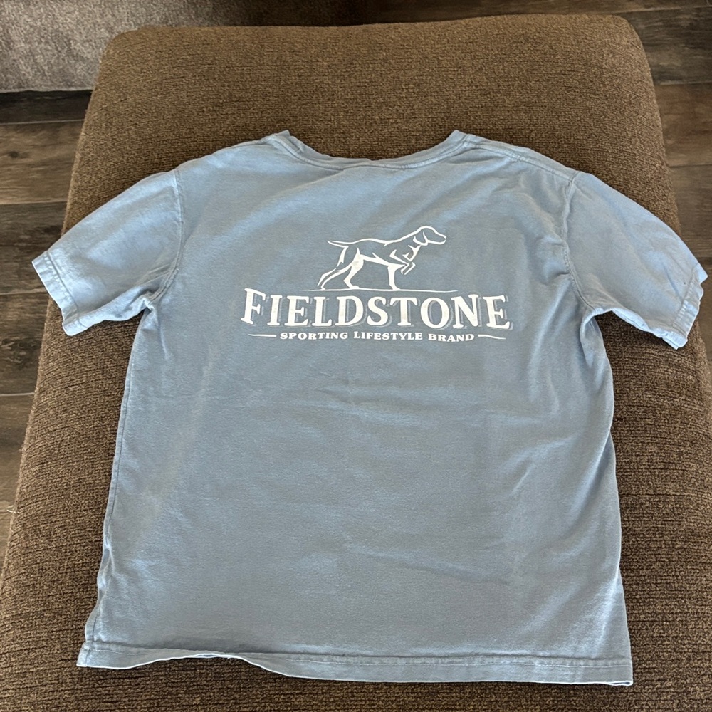 Fieldstone Kids Blue Short Sleeve Tee